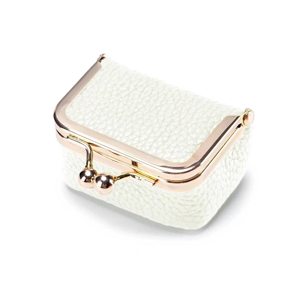 Genuine Leather Mini Jewelry Bag