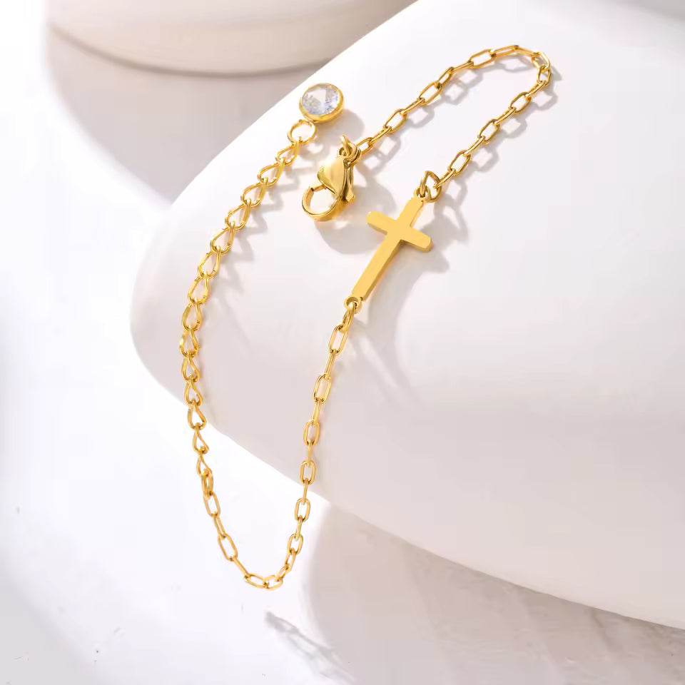 Matching Cross Bracelet