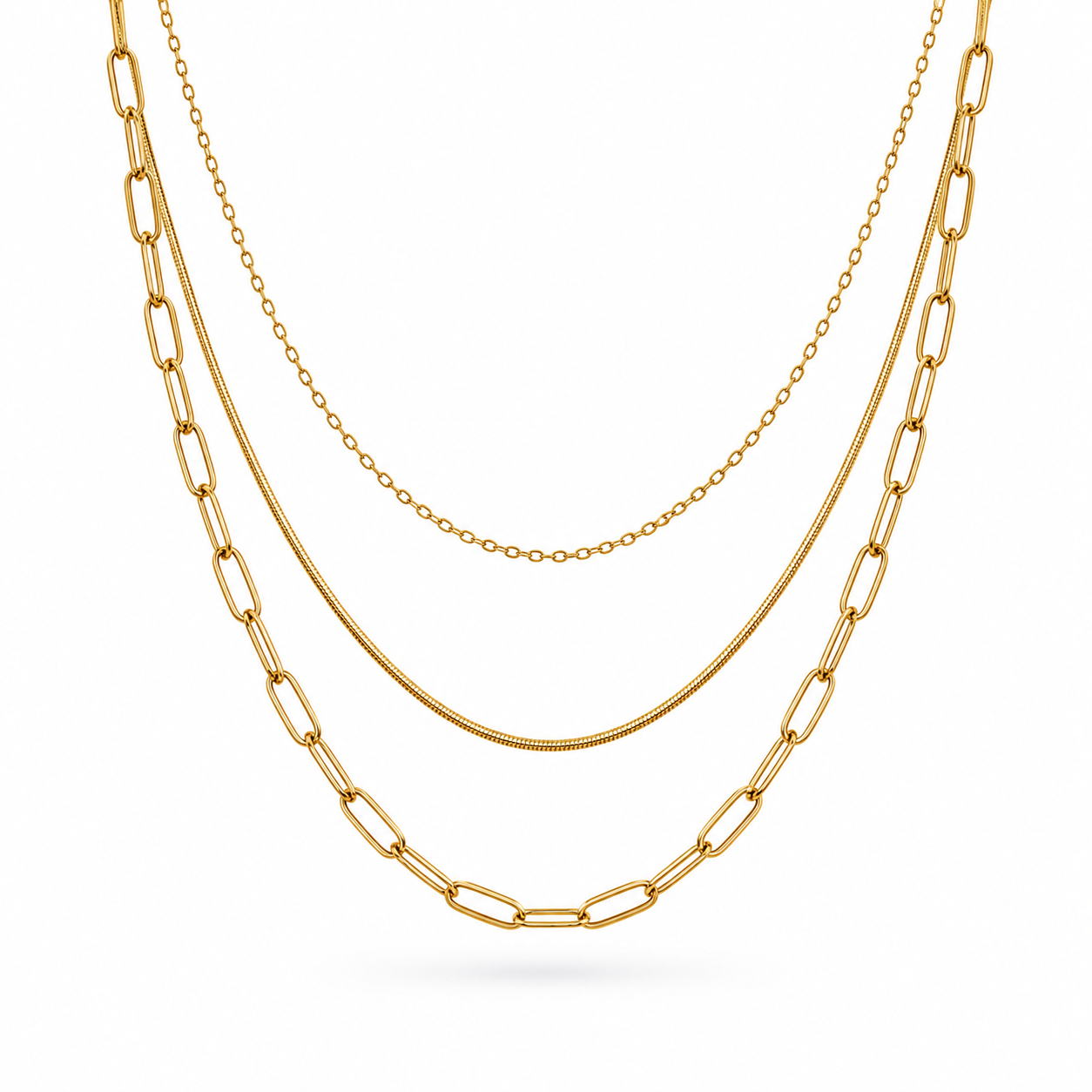 Three Layered Chain Stack