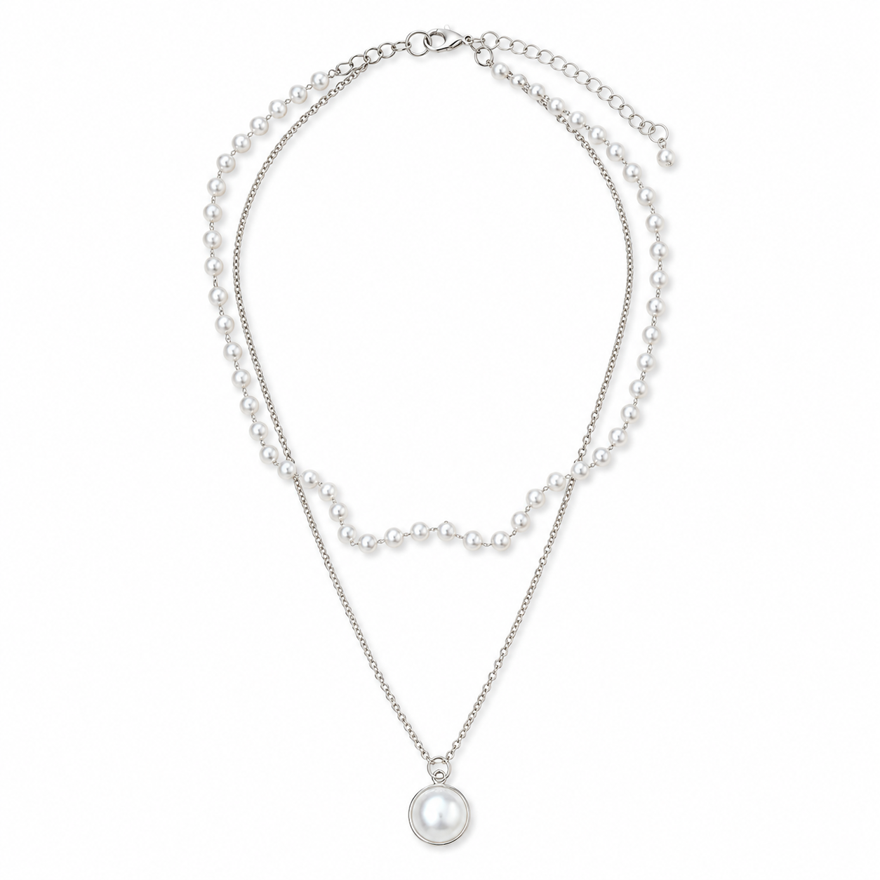 Pearl Necklace Stack