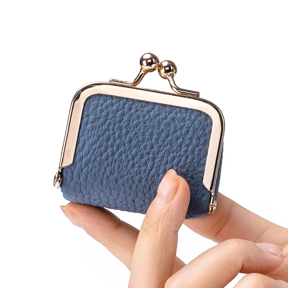 Genuine Leather Mini Jewelry Bag