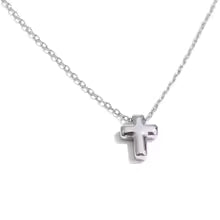 Cross Casting Necklace