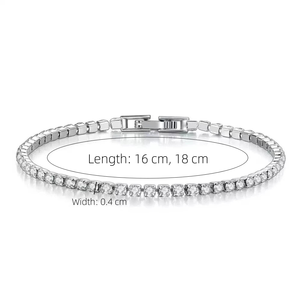 Tennis Chain Bracelets