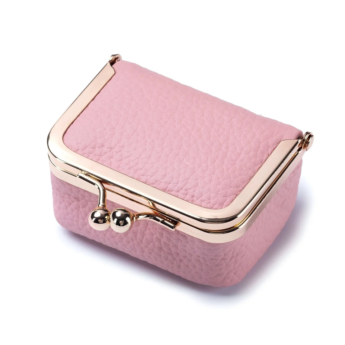 Genuine Leather Mini Jewelry Bag