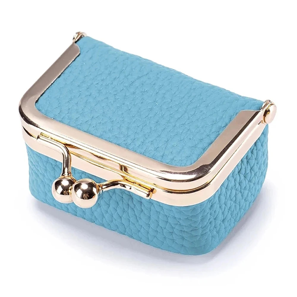 Genuine Leather Mini Jewelry Bag