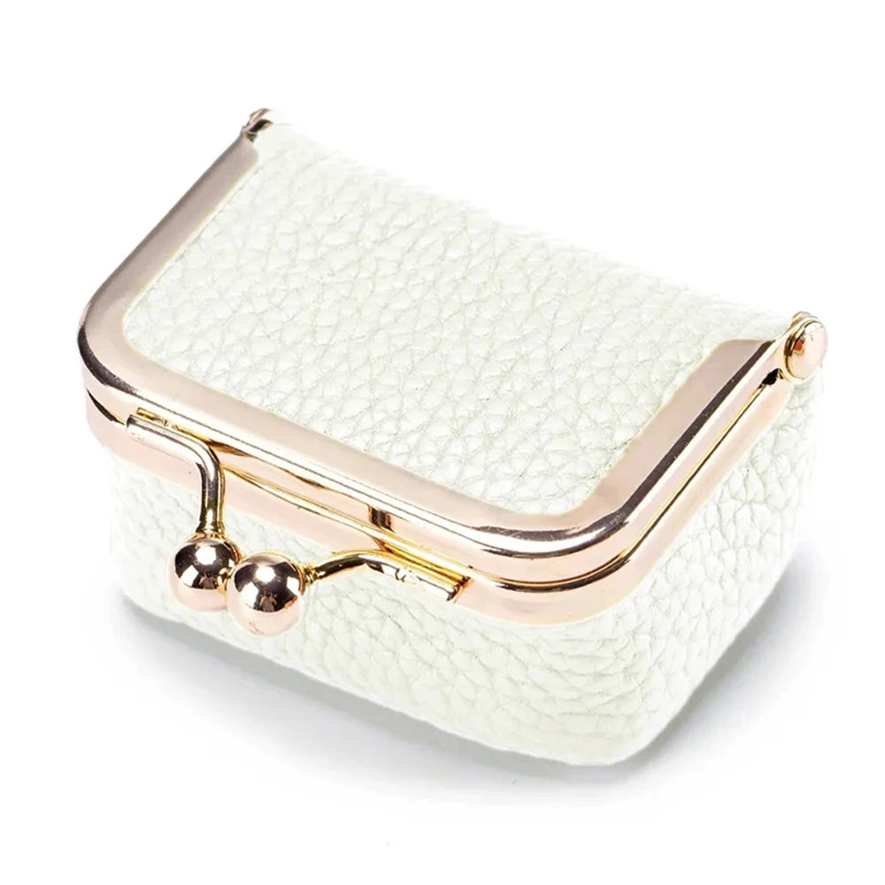 Genuine Leather Mini Jewelry Bag