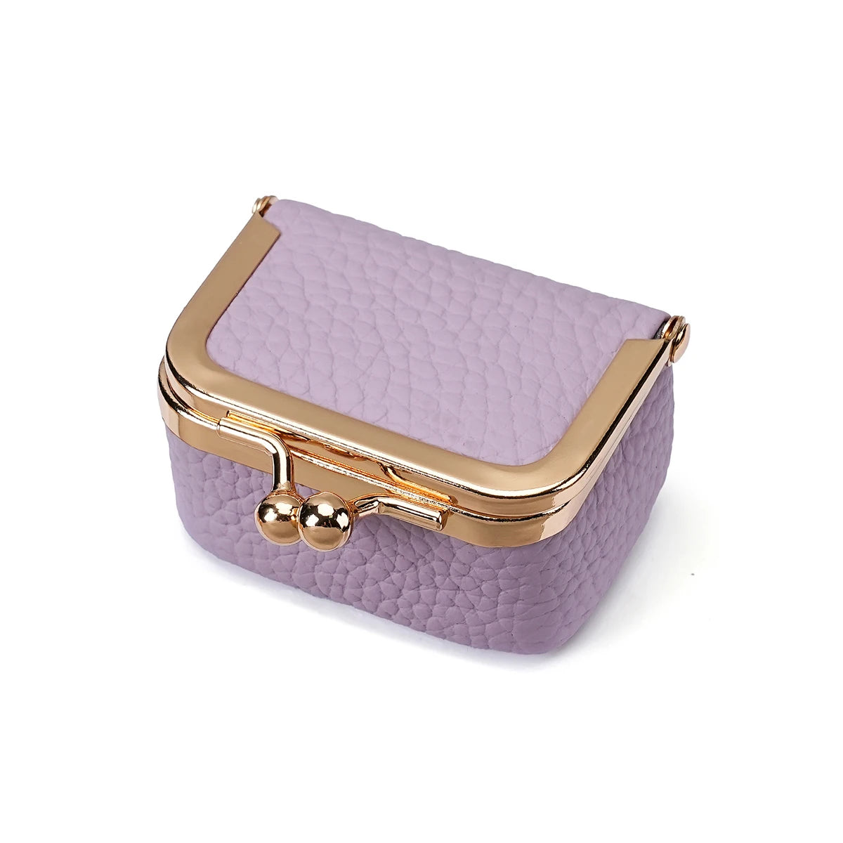 Genuine Leather Mini Jewelry Bag