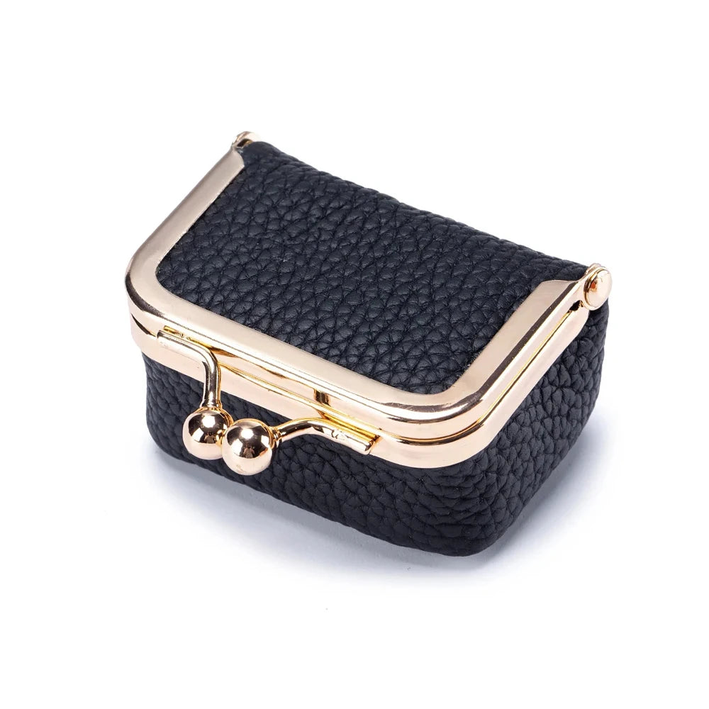Genuine Leather Mini Jewelry Bag