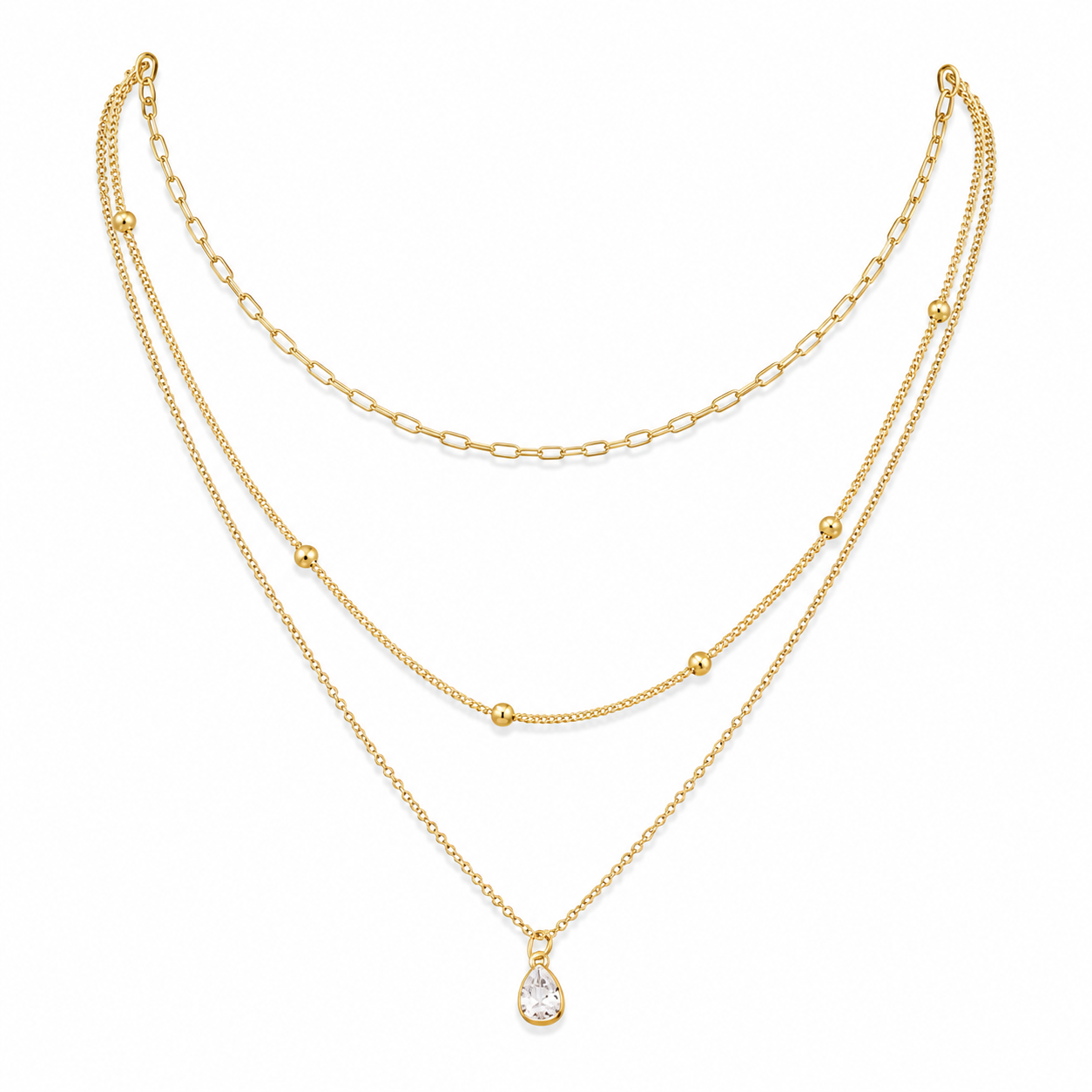 Three Layered Pendant Stack
