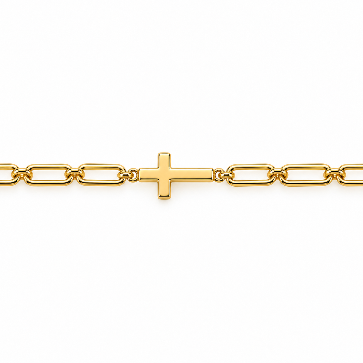 Cross Paperclip Bracelet